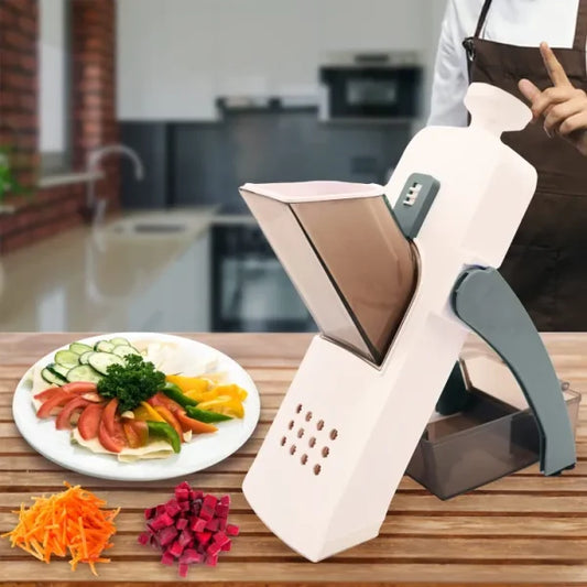 High Quality 5 In 1 Mandoline Vegetable Slicer Food Chopper